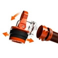 (2 pack) Camco Rhino RV Sewer Hose Elbow with Drain Lock Adapter for