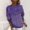 Dark Purple, variant on Women's Long Sleeve Sweatshirts Sequin Solid Color Pullover Crew Neck Fall Casual Comfy Y2K Tops Winter Tunic 2025