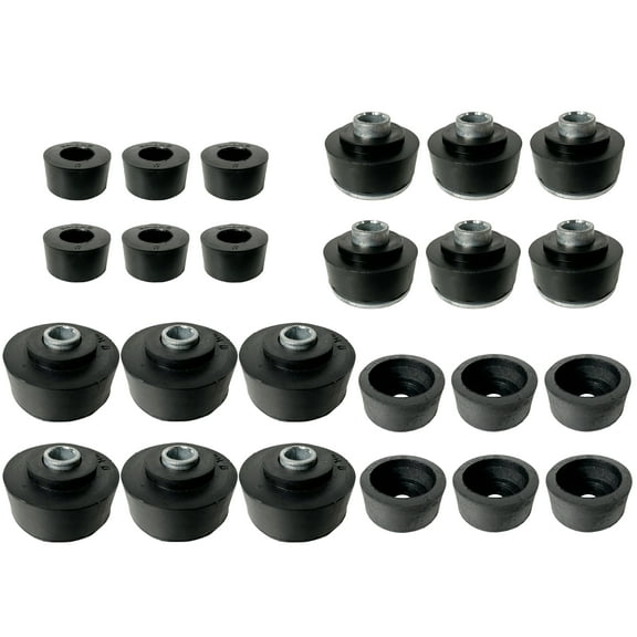 Auto Pro USA Body Mount OE Style Rubber Bushings Compatible with Impala Sedan / Hardtop 1965-1966 BM1003