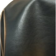 Black Soft Tumbled Faux {Peta- Approved Vegan} Leather by The Yard Synthetic Pleather 0.9 mm Optima 1 Yard 52 inch Wide x 36 inch Long Soft Smooth Vinyl Upholstery (Black Softy)