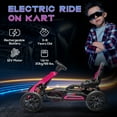 thumbnail image 4 of Aosom Electric Kids 12 V 3.1 mph Powered Ride-Ons, Pink, 4 of 10