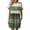 Green-dresses for women, variant on Hilenly Womens Plus Size Tshirt Dress Crewneck Short Sleeve Striped Dress Loose Fit Casual Mini Summer Dress with Pockets