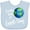 Blue, variant on Inktastic Every Day is Earth Day Boys or Girls Baby Bib