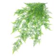 thumbnail image 3 of Artificial Greenery Fern Plant: Hanging Plastic Fake Vine Plant Wall Home Decor, 3 of 10