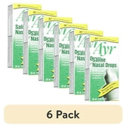 (6 pack) Ayr Saline Nasal Drops , 1.69 Oz