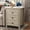 Gray, variant on 2-Piece Nightstand for Bedroom,Farmhouse Nightstand with Drawer,Bedside Tables End Table for Living Room,Flute Wood Side Table,White