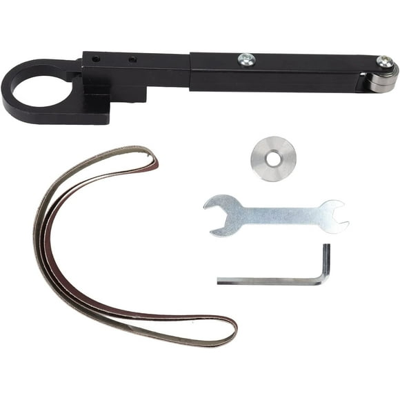 FYBTOBelt Sander Attachment Modified Angle Grinder Parts Pipe Attachment Sturdy Attachm Woodworking Belt Machine Belt Machine for Mini Belt Sander Attachment Steel Merchandising Racks-1278