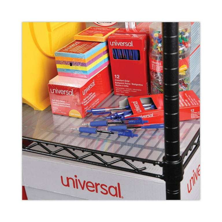 Resilia Shelf Liner Set for Wire Shelving Units – 4 Pack, 18 Inches x 48 Inches, Clear Vinyl, Heavy Duty, Made in The USA