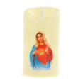 thumbnail image 2 of Vela Electrónica Sin Llama Pilar Decorativo Sagrado Corazón Femenino Macarena 12,5 cm x 7 cm, 2 of 8