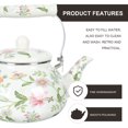 thumbnail image 2 of 2 .5L Stainless Steel Pitcher Enamel Pot Tea Trim Kettle Kettles Stovetop Office, 2 of 6