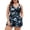 7-multicolor plus size swimsuit, variant on UPPADA Womens Plus Size Bathing Suits Tummy Control V Neck One Piece Swimsuit Casual Summer Full Coverage Bathing Suit Black,XXXL