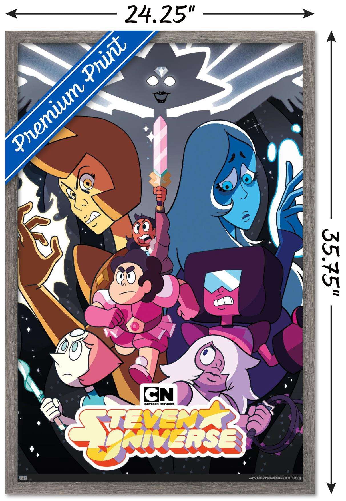 Steven Universe - One Sheet Wall Poster, 22.375" x 34", Framed