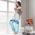 thumbnail image 5 of Bixox Women's Crystal Clear Water Splash Patterned Pajama Pants Loungewear, 5 of 5