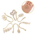 thumbnail image 2 of Hemoton 6pcs Adjustable U Shaped Nose Clips Replacement for Men and Women Non Piercing Clip On Nose Rings Jewelry Accessory, 2 of 9
