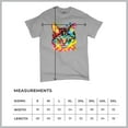 thumbnail image 5 of Tee Hunt Dean Russo Eyes Cat T-Shirt Neon Colorful Cute Kitten Men's Tee, Gray, X-Large, 5 of 5