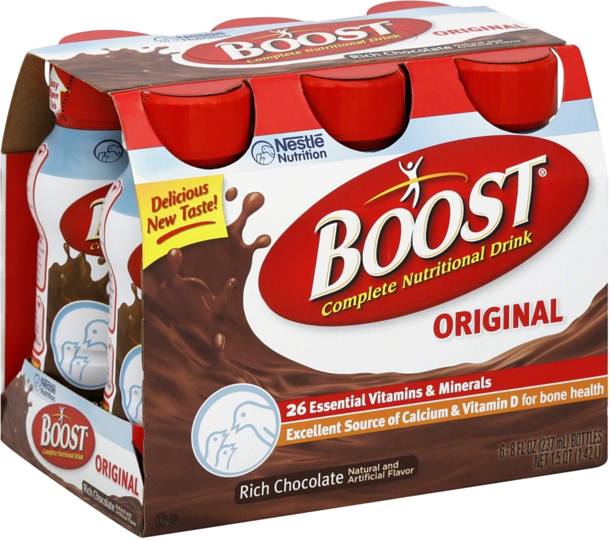 Boost PLUS® Very Vanilla Complete Nutritional Drinks, 8 fl oz, 6 count