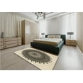 thumbnail image 4 of Ahgly Company Indoor Rectangle Patterned Vanilla Gold Area Rugs, 7' x 10', 4 of 6