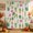 Sun Yellow, Khaki, variant on Tropical Plants Shower Curtain, Waterproof Shower Curtains for Bathroom, Summer Flowers Pineapple Palm Leaves Washable Fabric Bathtub Curtain Set Bath Decor with 12 Hooks Standard 72"x72"
