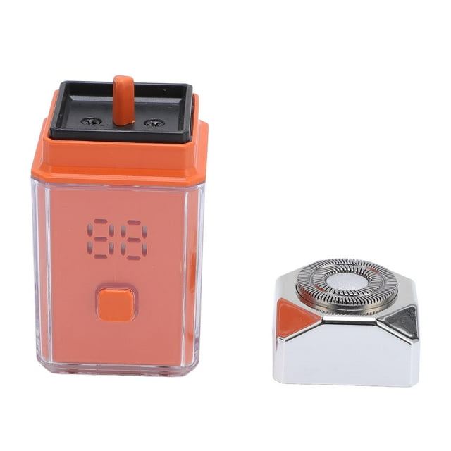 Portable Electric Beard Trimmer Digital Display Pocket Trimmer Travel Lithium Ion Battery