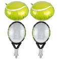 thumbnail image 2 of CIMAXIC Birthday 1 Set Tennis Party Balloon, Green Tennis Balloon Tennis Party Decorations Foil Tennis Ball Balloon Tennis Racket Balloon For Sports Tennis Birthday Party Supplies, 2 of 5