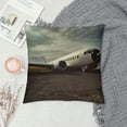 thumbnail image 2 of Old Plane Crash in Black Sandy Beach-Iceland Design Pillowcase,, 2 of 5