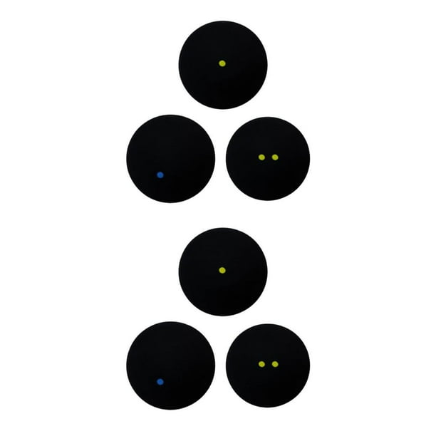 VONKY 1/2/3/5 Précision avec des Boules de Caoutchouc à Faible Vitesse de Point Jaune Combinaison de Jeux Est Point Bleu + Simple 2PCS