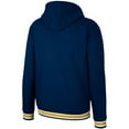 thumbnail image 3 of Men's Colosseum Navy Notre Dame Fighting Irish Varsity Arch Pullover Hoodie, 3 of 3