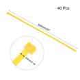 thumbnail image 2 of Uxcell Lazos de Cable de 20 pulgadas x 0.2 pulgadas, Lazos de Nylon Autolock, Amarillo, Paquete de 40, 2 of 3