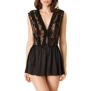 Smart and Sexy Women's Sexy Plunge Babydoll and Panty Set, SA616