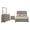 Light Taupe, variant on Watson 4-piece Queen Bedroom Set Grey Oak
