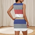thumbnail image 6 of Cute Dresses For Women Fashion Women's Printing V-Neck Sleeveless Dresses Casual Pockets Comfortable All Occasion Wear Boho Bandage Midi Sun Dress Spring Red M, 6 of 8