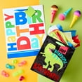 thumbnail image 3 of (6 pack) White Happy Birthday Paper Gift Bag, 14.5" x 18", by Way To Celebrate, 3 of 7
