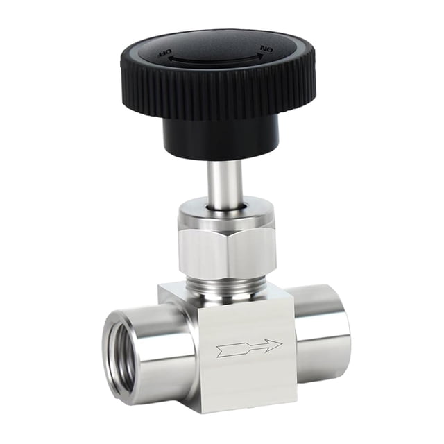 Luzkey Valve Internal Thread Hardware for Instrument Premium Regulating Valve Heavy Duty 304 Stainless Steel for Control G0.5