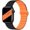 Black orange, variant on LEIXIUER Double Sided Wearable Silicone Magnetic Loop Bands,Compatible for Apple Watch Series 9 8 7 SE 6 5 4 3 2 1 Ultra, Compatible with Apple Watch Band 38mm 40mm 41mm 42mm 44mm 45mm 49mm