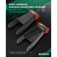 thumbnail image 2 of Drop Lowering Shackles Adjustable Leveling Kit 1"-2" Compatible With 2015-2021 For Ford F-150 F150 513220, 2 of 8