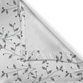 thumbnail image 6 of Ambesonne Leaf Valance & Curtain, Minimalist Eco Pattern, 55"x45", Grey White, 6 of 7