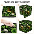 thumbnail image 4 of Saint Patrick's Day Toy Storage Baskets, Foldable with Handle, 10.8"x10.5"x10.6", Large Capacity - Storage Bins for Clothes, 4 of 6