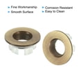 thumbnail image 3 of Uxcell Overflow Ring, Sink Round Cover Basin Trim Brass Insert in Hole Round Caps for Kitchen Bathroom, Bronze 3Pcs, 3 of 5