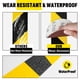 thumbnail image 3 of Cinta adhesiva Caution Tape Roll NUITPY de 5 cm x 61 m, cinta de seguridad negra y amarilla, 3 of 7
