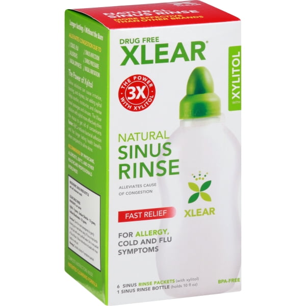 Natural Sinus Rinse with Xylitol, 1 Kit