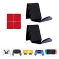thumbnail image 3 of pitrice 2 Pieces Headphone Rack Acrylic Material Save Space Controller Stand Easy to Install Professional Light Weight Headsets Stand Black, 3 of 8
