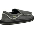 thumbnail image 4 of Sanuk Chiba Men's Loafers, Black Slip-On Shoes, Lightweight Comfort Foam Footbed, Casual Everyday Wear, 4 of 5