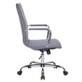 thumbnail image 4 of Pemberly Row High Back Leatherette Executive Swivel Office Chair in Gray, 4 of 8