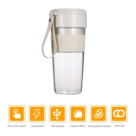Size Portable Blender USB Rechargeable Juicer Cup Single Serving