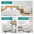 thumbnail image 5 of Emma Arm Chair by Naomi Home-Color:White, 5 of 10