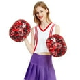thumbnail image 2 of Event & Party Cheerleading Handheld Flower аксессуар for Performance and Sports Activities - Lightweight Handle Design for Easy Grip and Secure -Off 2PCS, 2 of 4