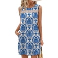thumbnail image 3 of Wiholl Summer Dresses for Women 2026 Beach Vacation Fashion Lace Mini Tank Dress with Pockets, 3 of 9