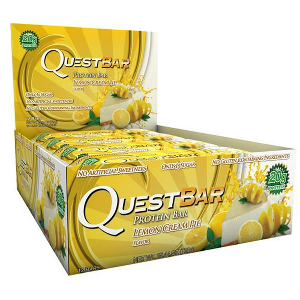 Quest Nutrition Questbar Protein Bar, Lemon Cream Pie, 2.12 Oz