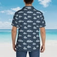 thumbnail image 6 of Goofa Submarine With Periscope Hawaiian Shirt for Men, Unisex Summer Beach Casual Short Sleeve Button Down Shirts,Aloha Tropical Floral print shirt-X-Large, 6 of 9