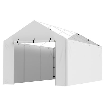 STAWAY Heavy-Duty Carport Canopy Cover 10x20 ft - Waterproof & UV Protected Tarp for Temporary Garages, Vehicle Parking & Outdoor Events